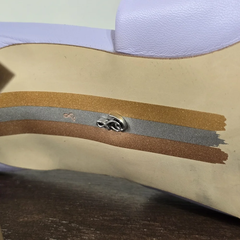 Sam Edelman Carmen Leather Slip-on Heels Women's Size 8M - Picture 13 of 13